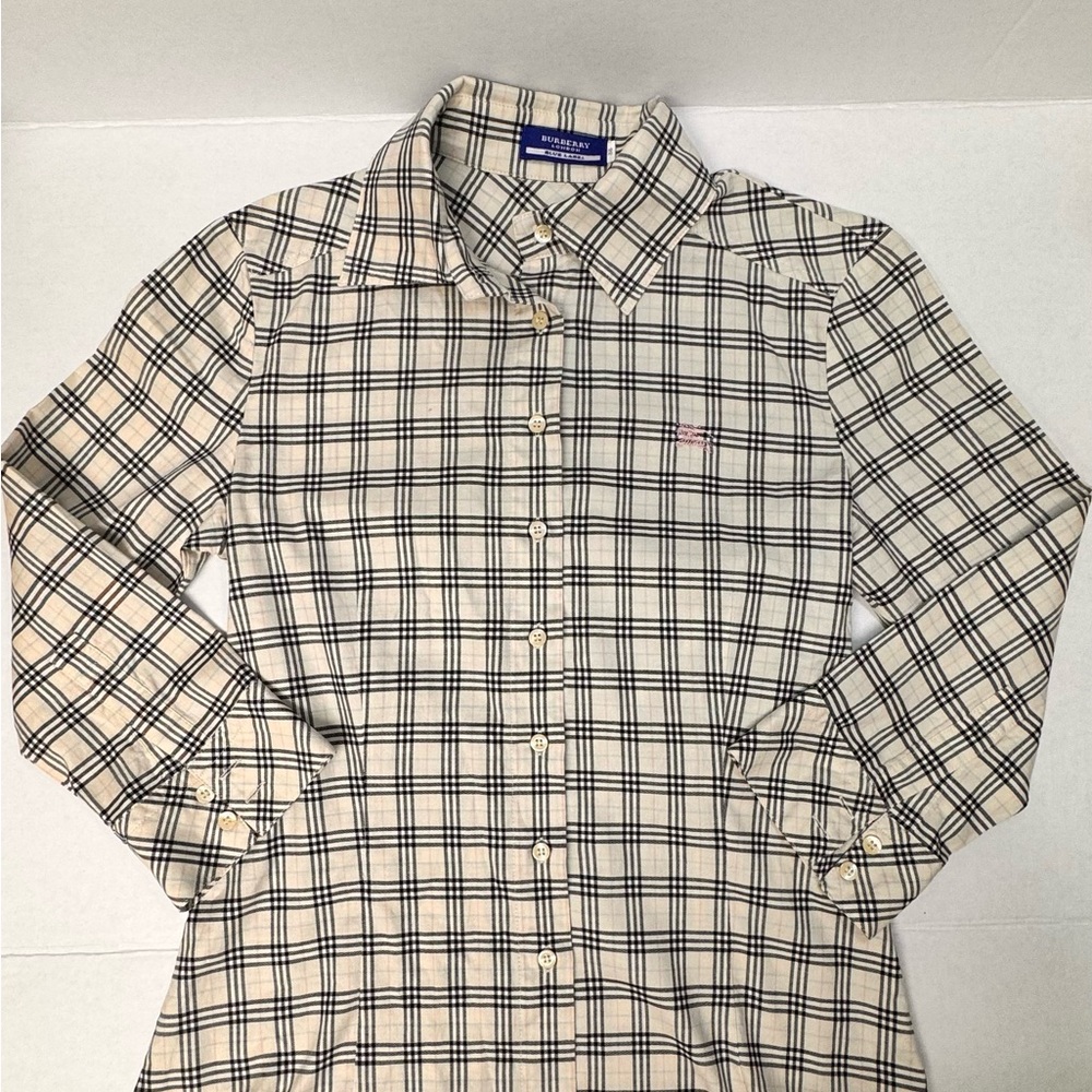 Plaid Button-Up Shirt